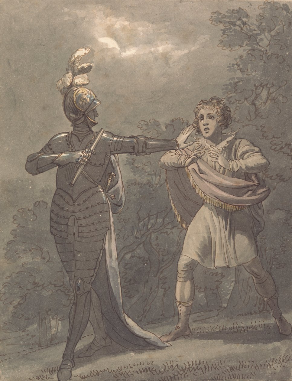 Hamlet og spøgelset af William Marshall Craig