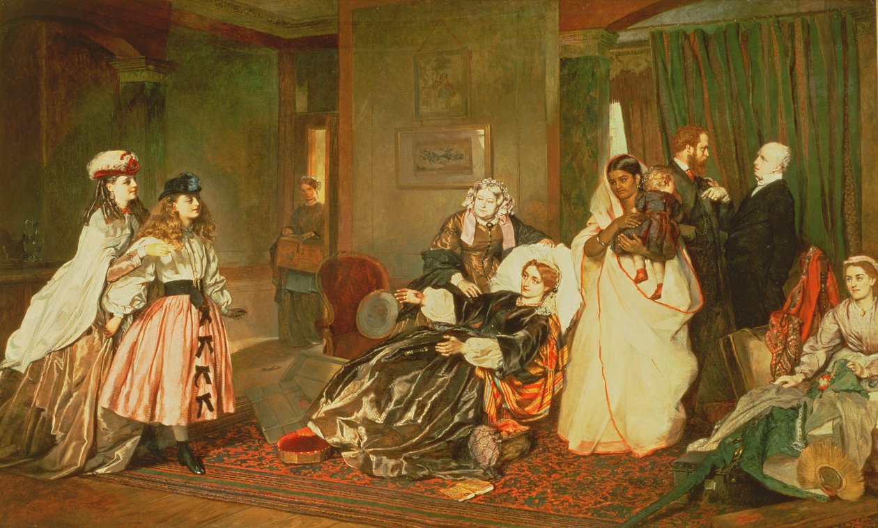 Hjem tilbagevenden, 1866 af William Maw Egley