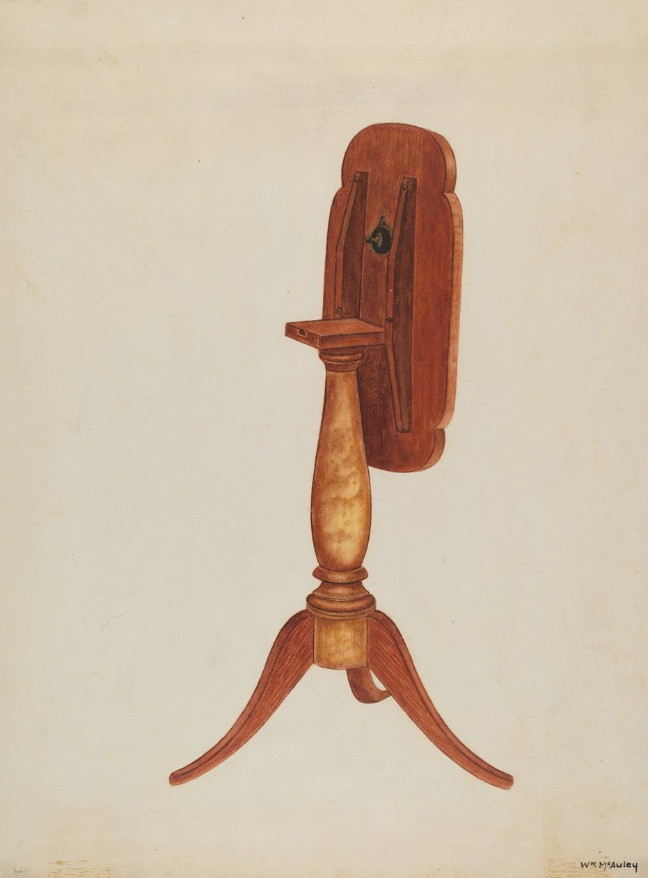 Tip-table eller Cant-table, 1937. af William McAuley