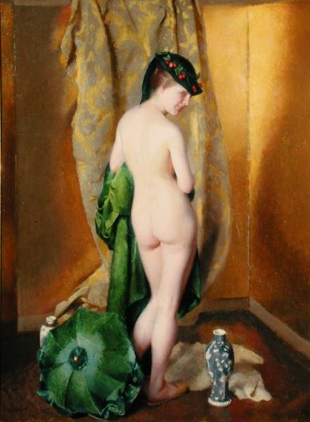 Fantasy Interlude (olie på lærred) af William McGregor Paxton