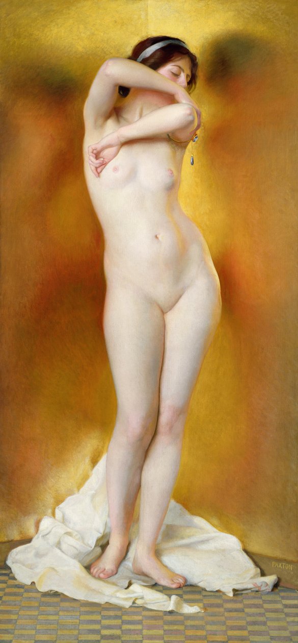 Glød af guld, glimt af perle af William McGregor Paxton