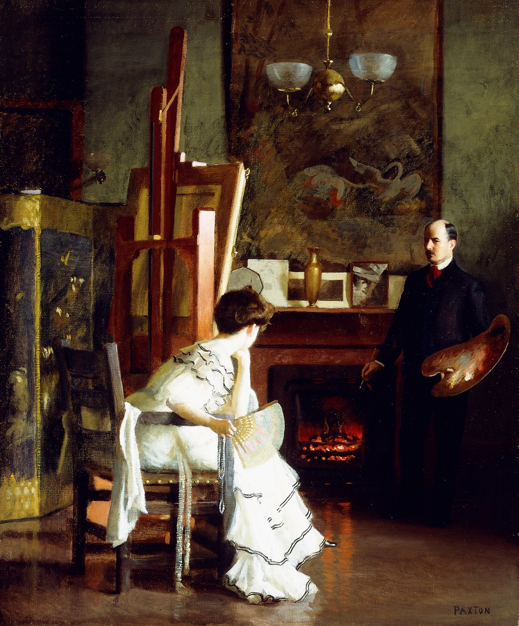 I studiet af William McGregor Paxton