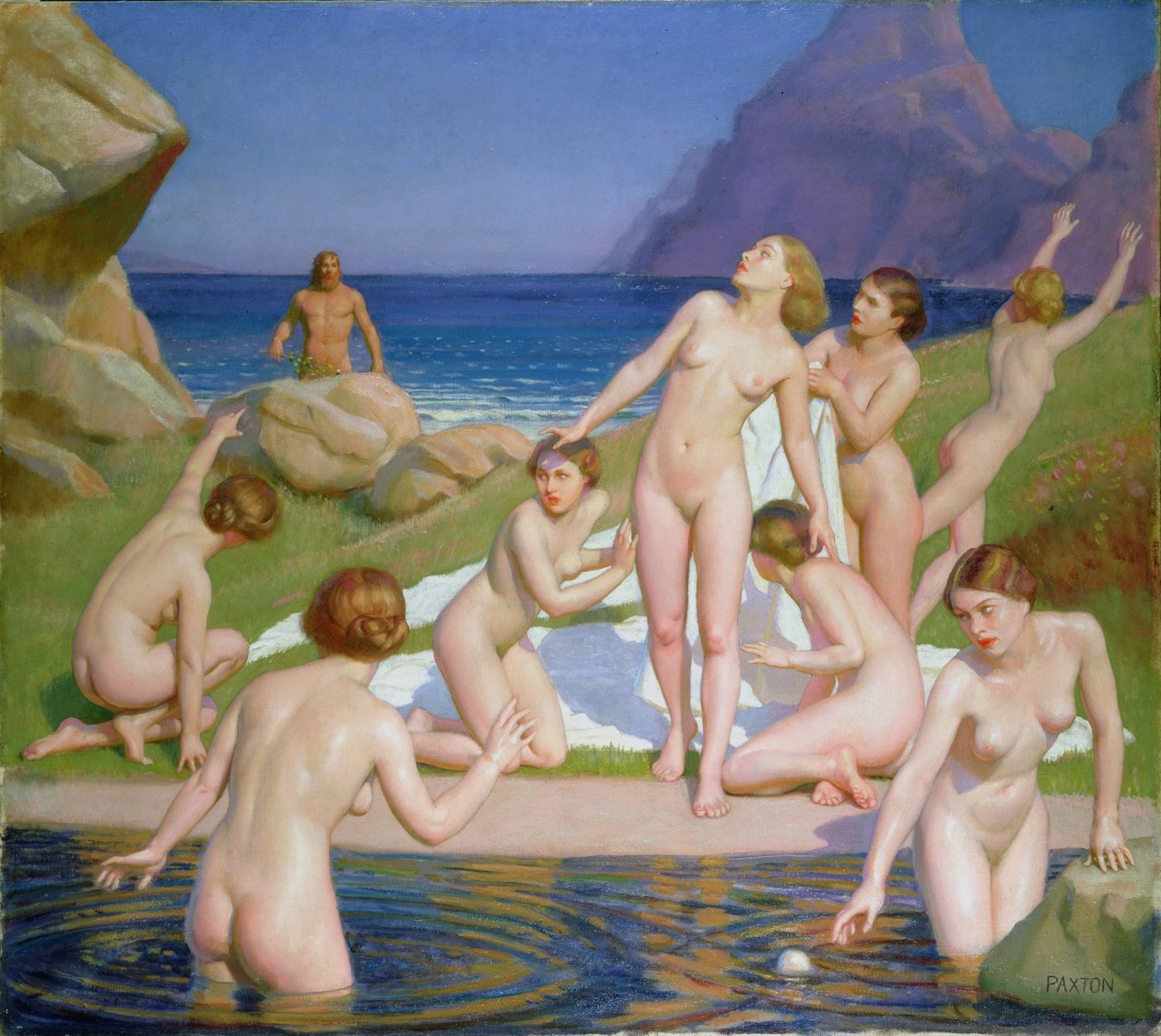Nausicaa af William McGregor Paxton