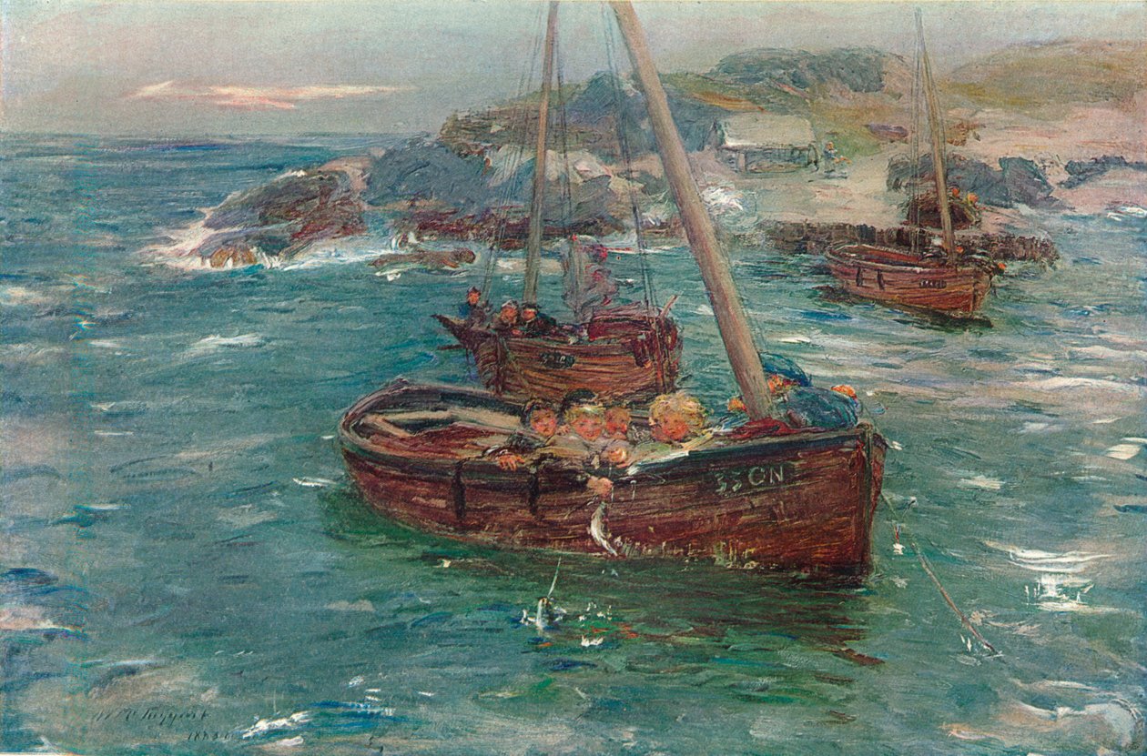A Ground Swell, Carradale, Argyll, c1883 af William McTaggart