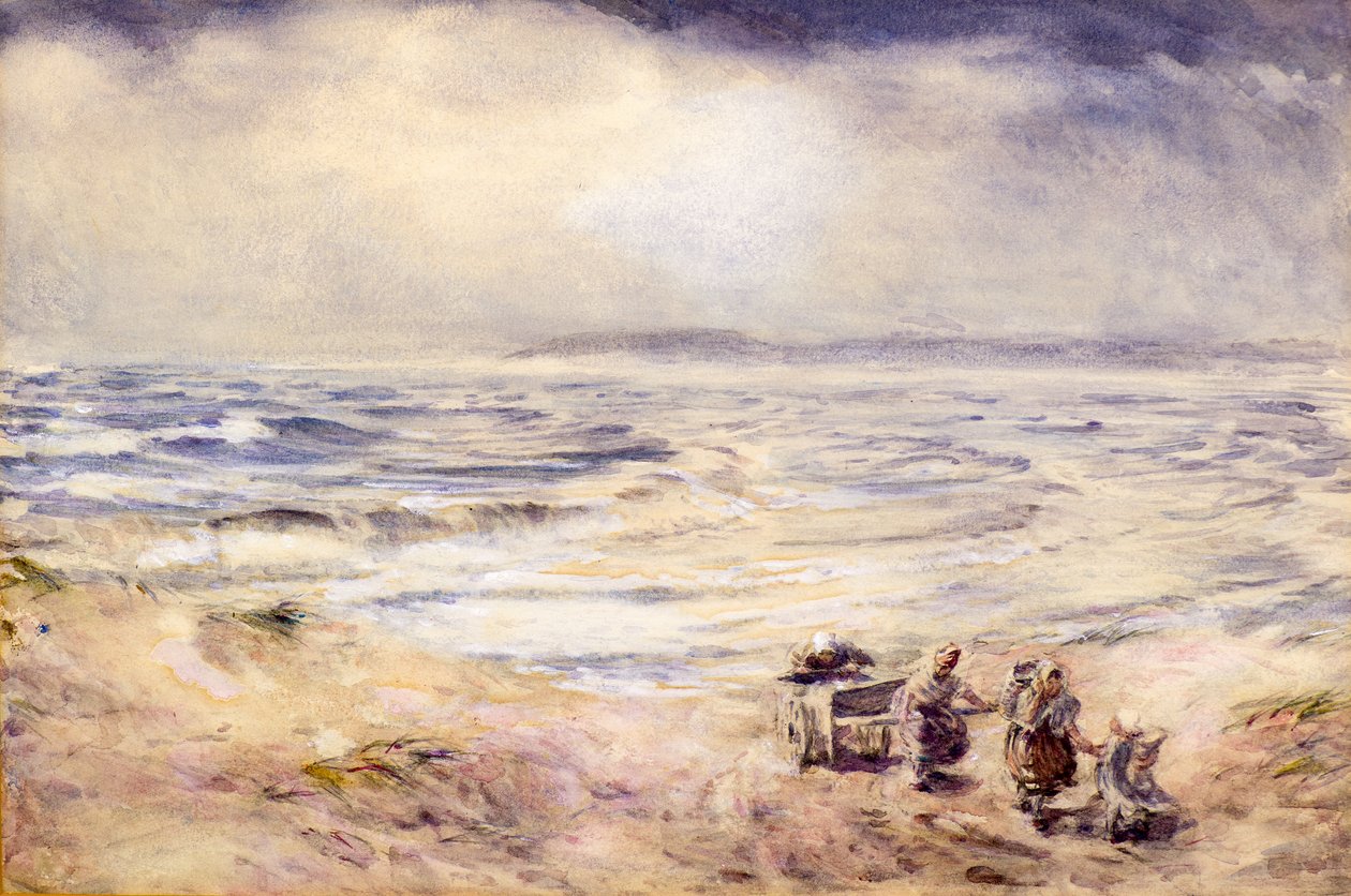 A Wet Day, ca. 1876 (akvarel) af William McTaggart