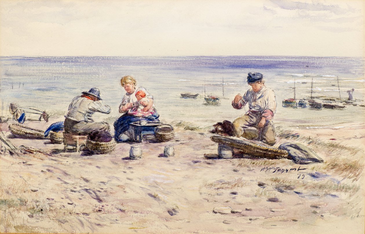 Baiting the Lines af William McTaggart
