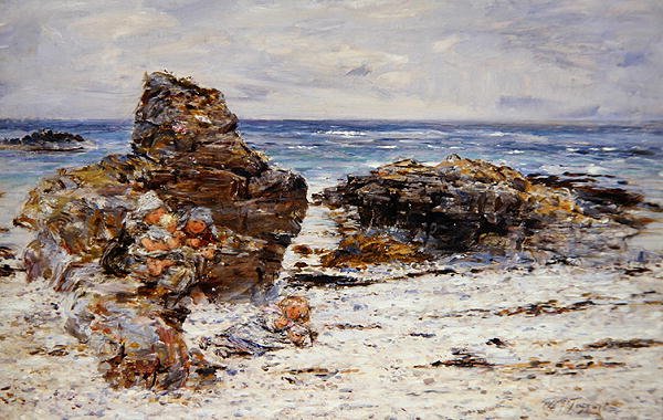 Cauldron Rocks (olie på lærred) af William McTaggart
