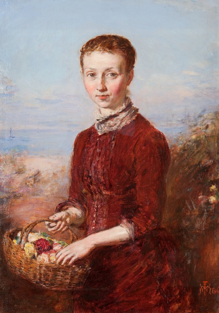 Skære roser af William McTaggart