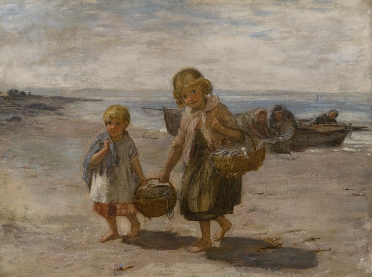Fisk fra båden af William McTaggart