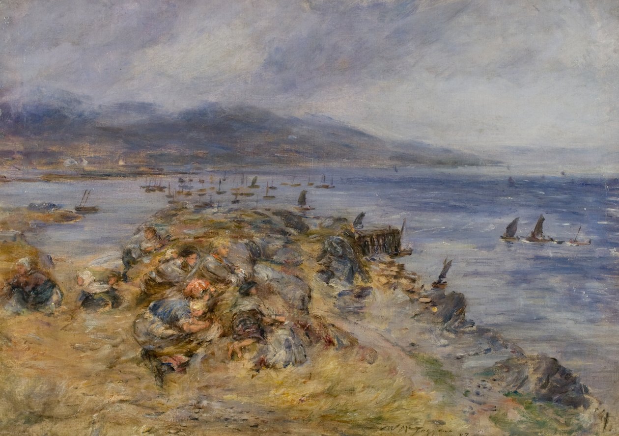 Vind og regn, Carradale af William McTaggart