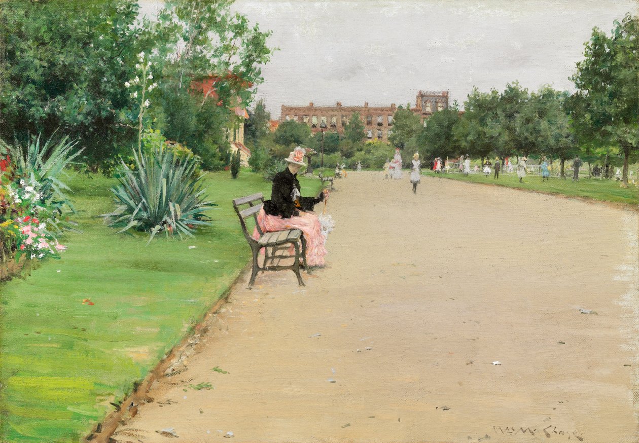 En bypark af William Merritt Chase