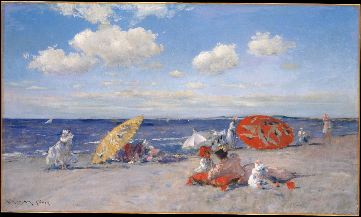 Ved havet af William Merritt Chase