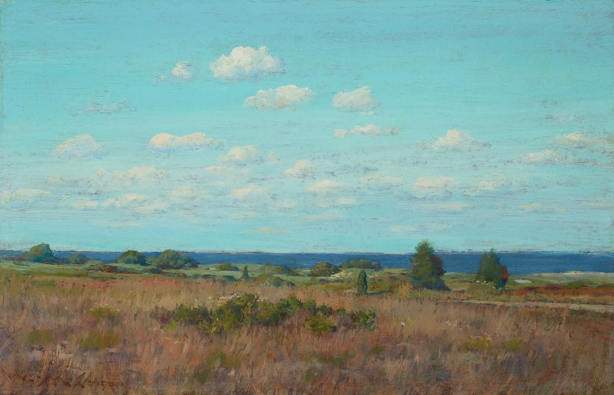 Efterår, ca. 1895 (olie på panel) af William Merritt Chase