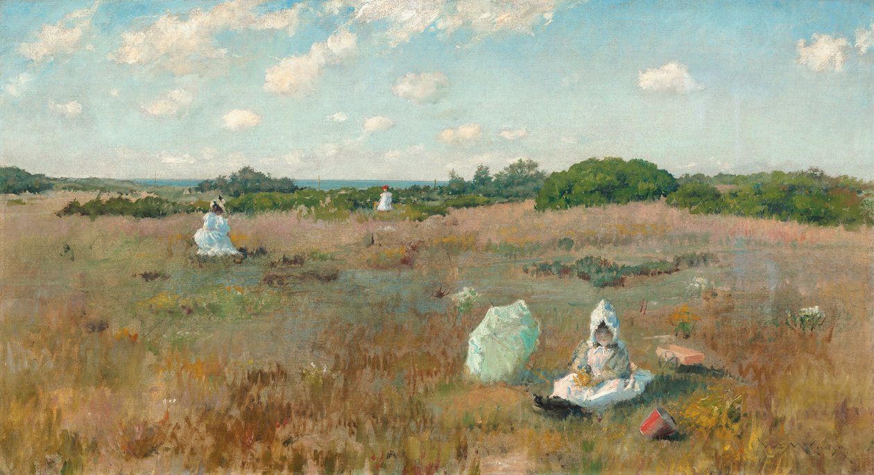 Indsamling af efterårsblomster, 18941895. af William Merritt Chase