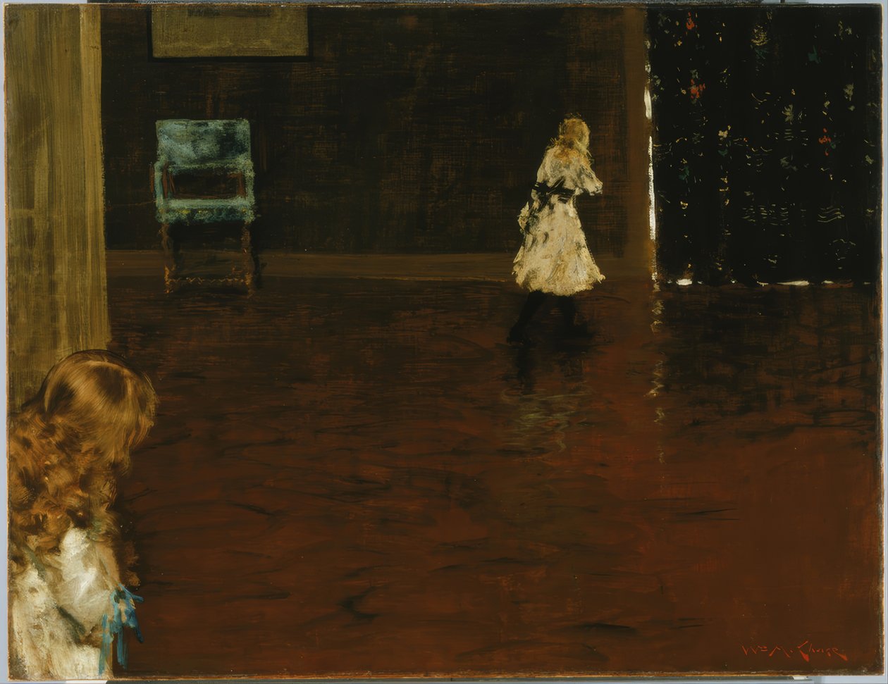 Gemmeleg af William Merritt Chase