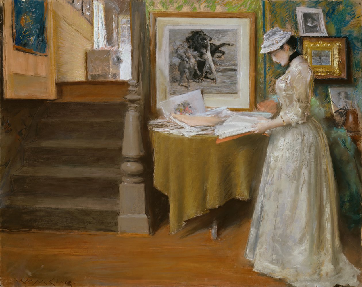 I studiet, ca. 1892-1893. af William Merritt Chase