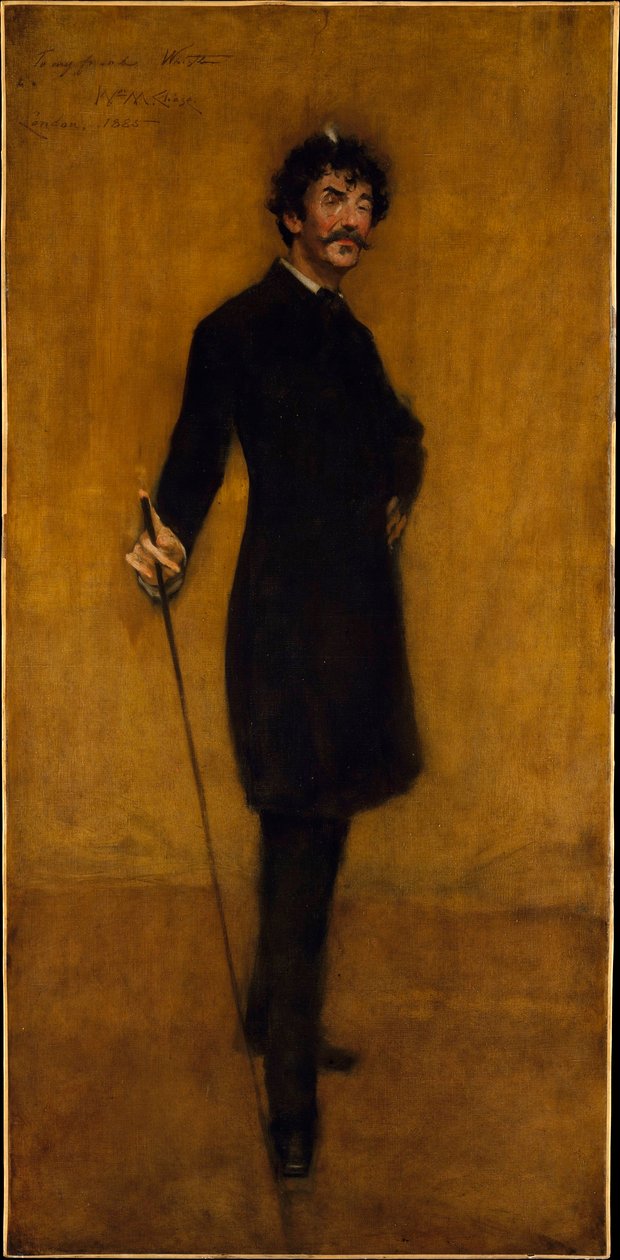 James Abbott McNeill Whistler af William Merritt Chase