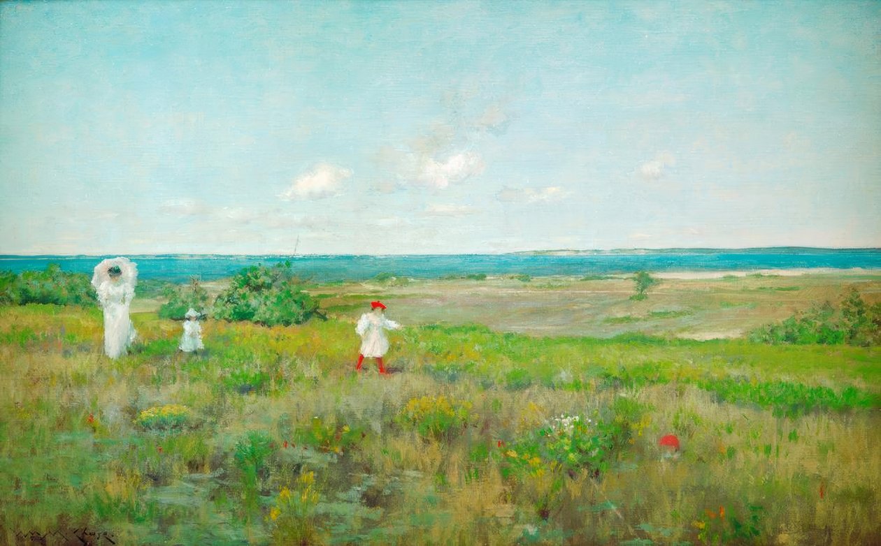 Tæt på stranden, Shinnecock af William Merritt Chase