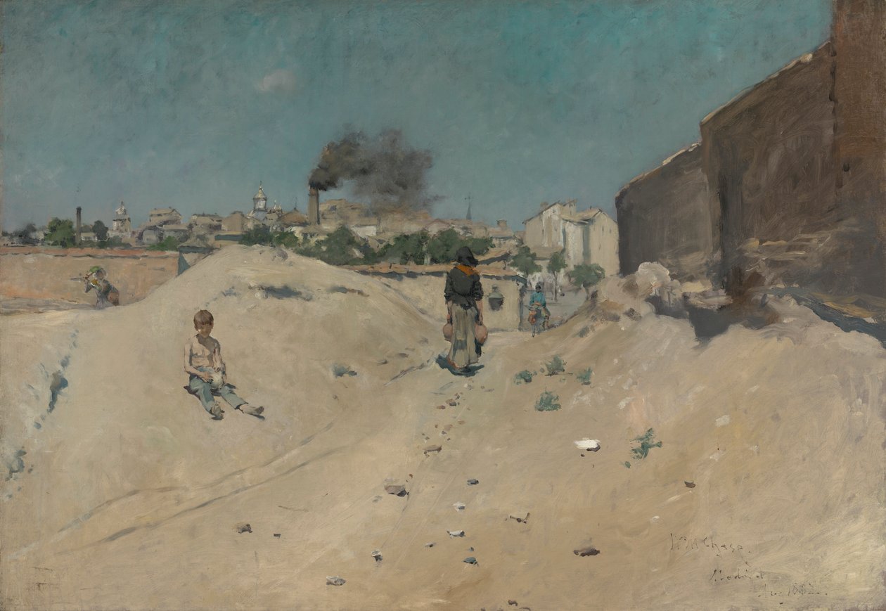 Udkanten af Madrid af William Merritt Chase