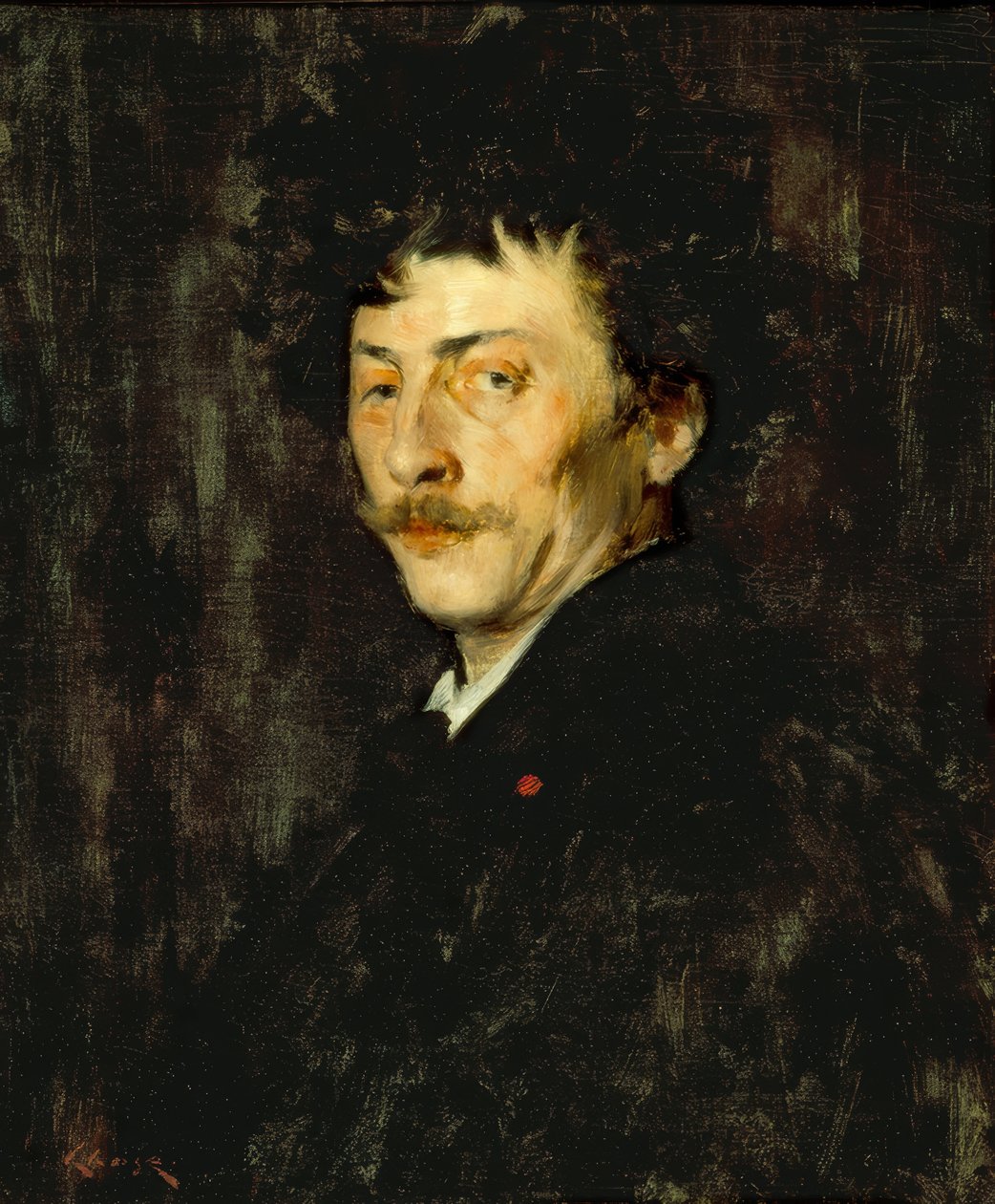Pablo de Sarasate: Portræt af en violinist af William Merritt Chase