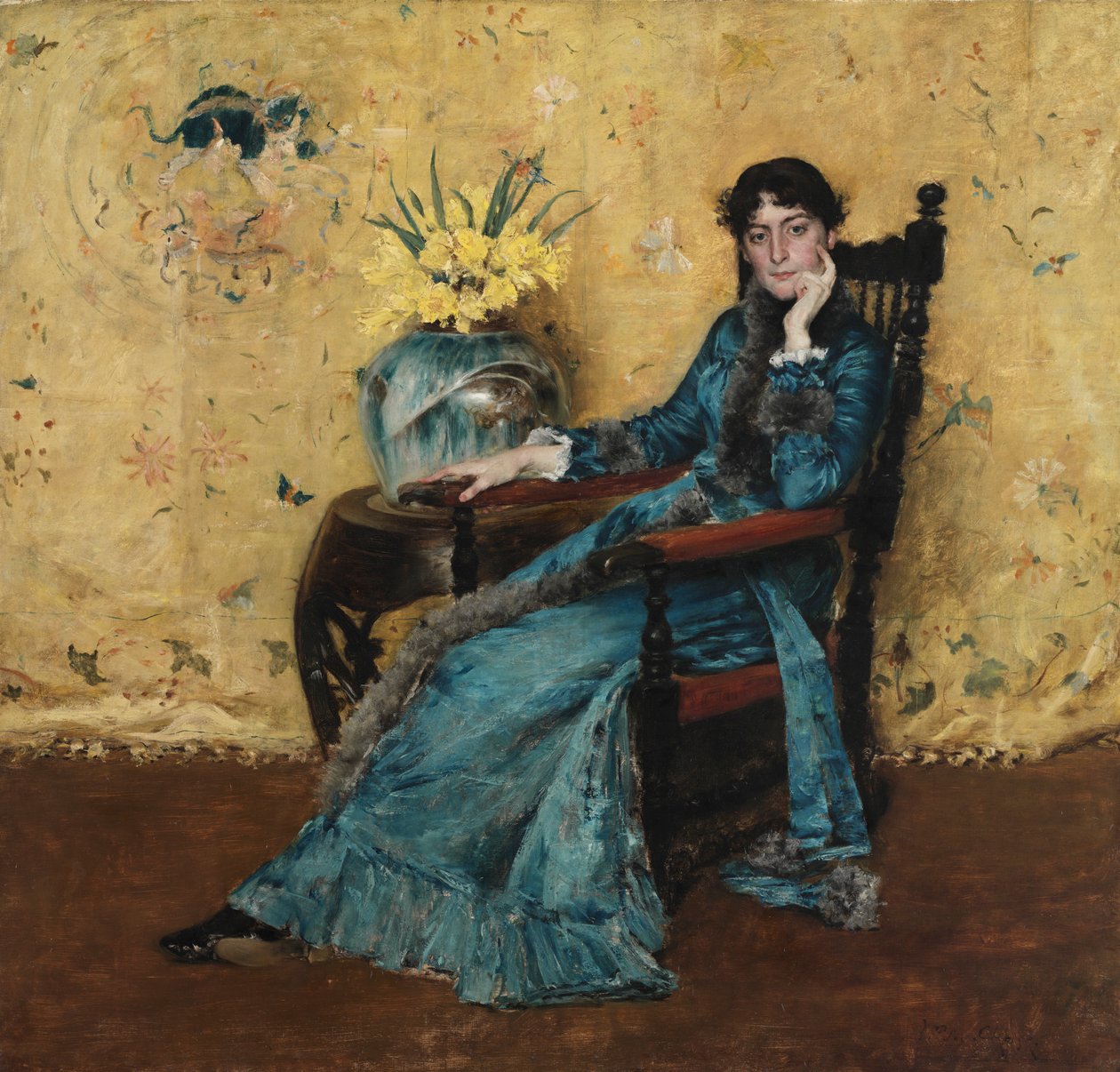 Portræt af Dora Wheeler af William Merritt Chase