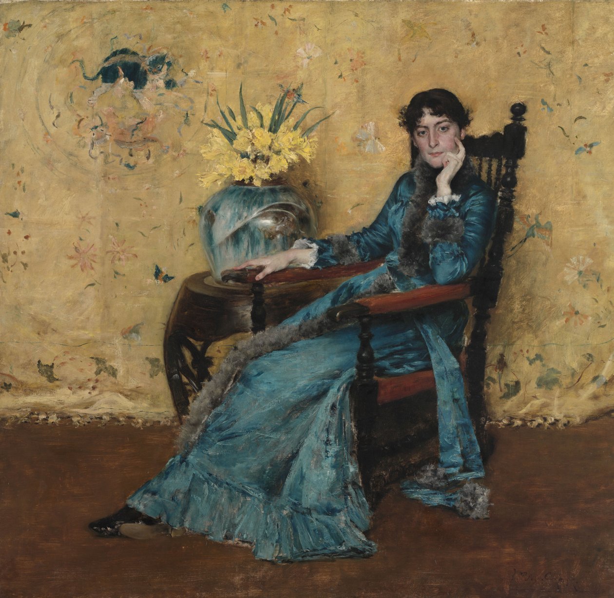 Portræt af Dora Wheeler, 1882-83 af William Merritt Chase