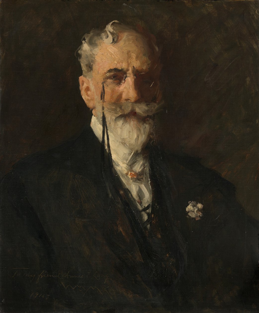 Selvportræt, 1915. af William Merritt Chase