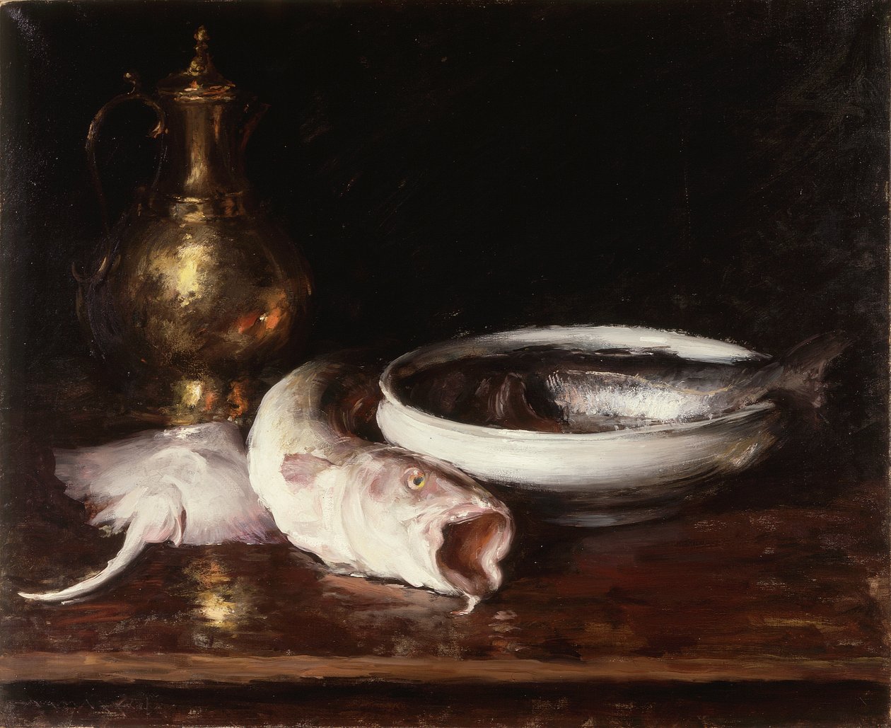 Stilleben, ca. 1913 (olie på lærred) af William Merritt Chase