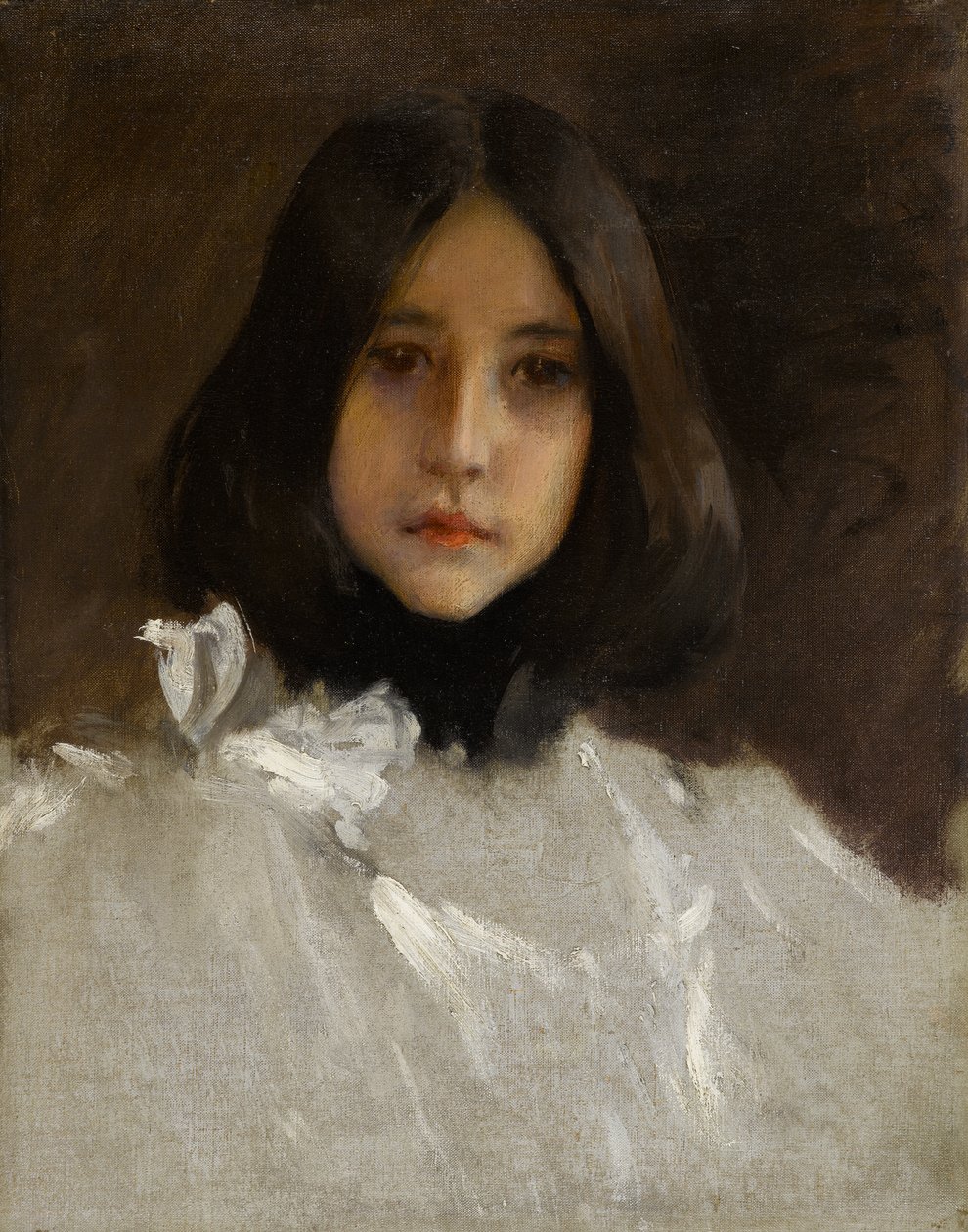Kunstnerens datter Alice, ca. 1899 (olie på lærred) af William Merritt Chase
