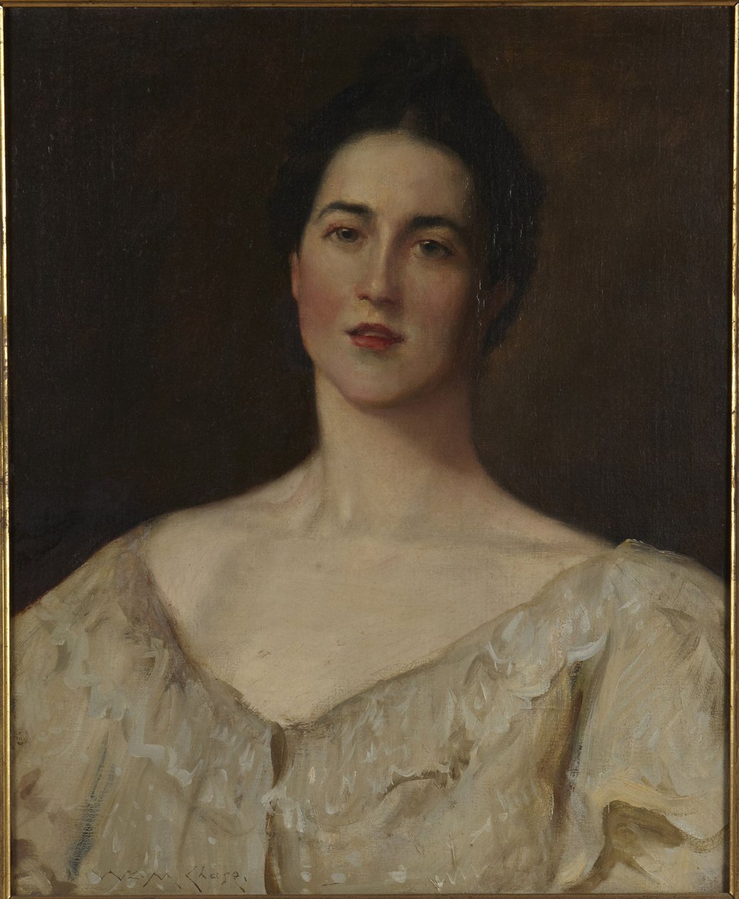 Den statelige model af William Merritt Chase