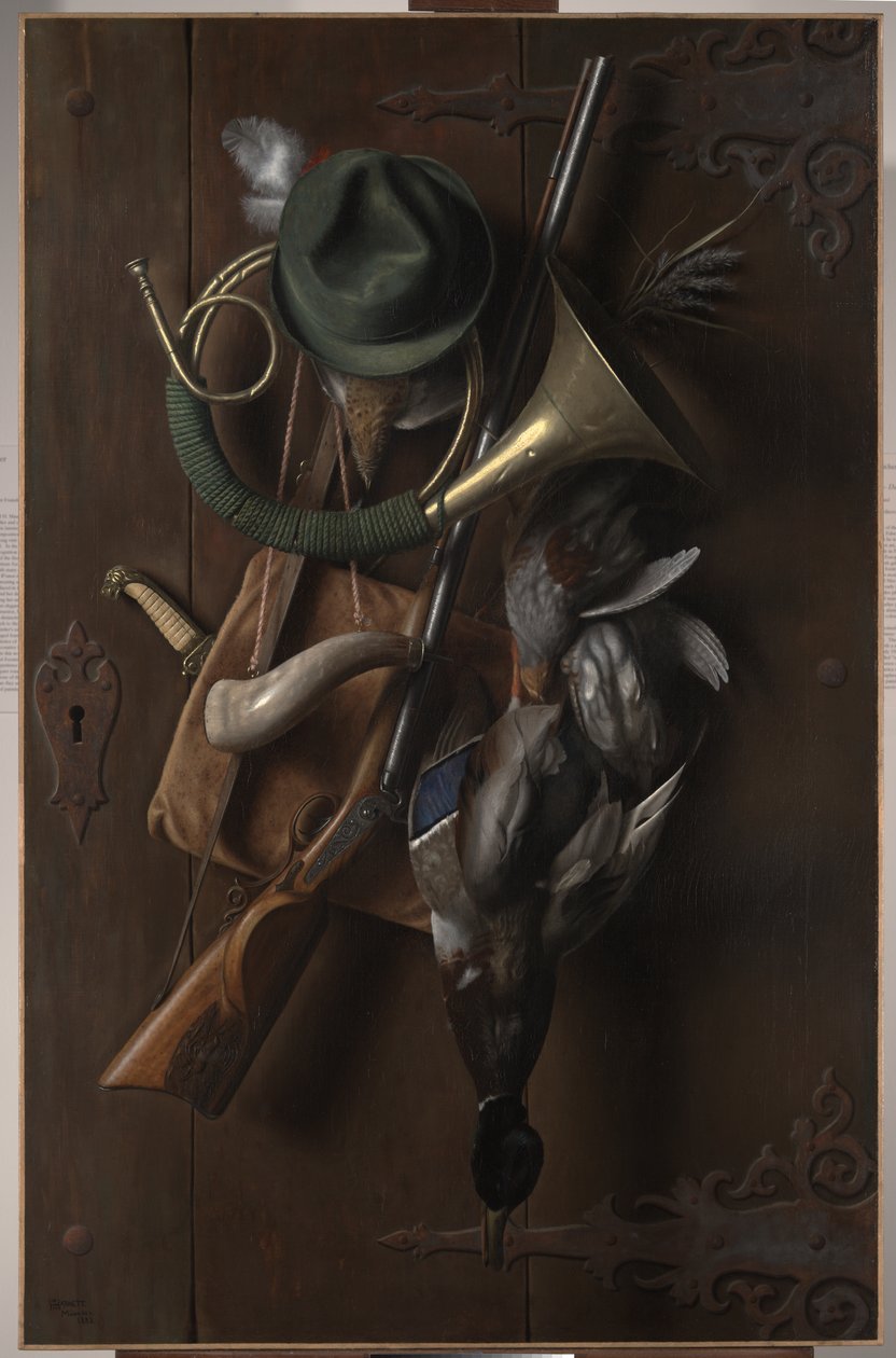 Efter jagten, 1883 af William Michael Harnett