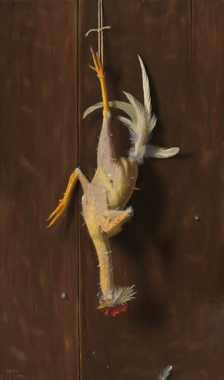 Plukket rent, 1882. af William Michael Harnett