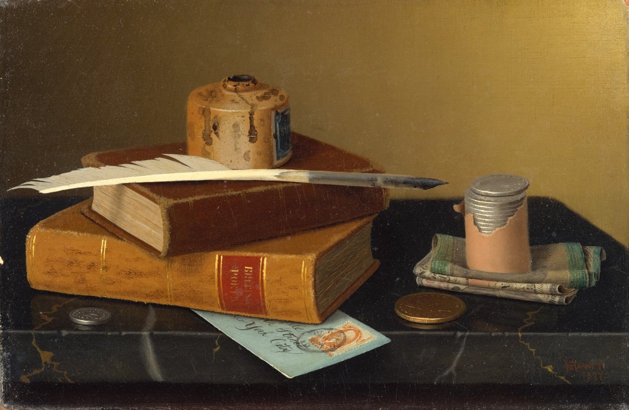 Bankmandens Bord af William Michael Harnett