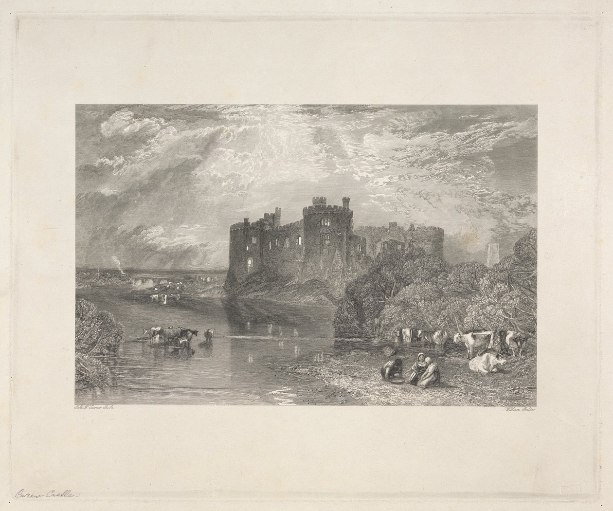Carew Castle, Pembroke af William Miller