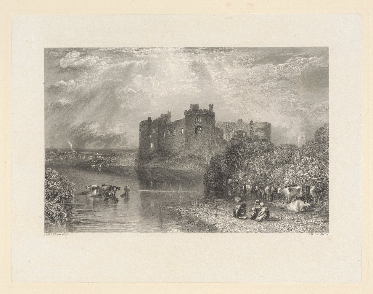 Carew Castle, Pembroke af William Miller