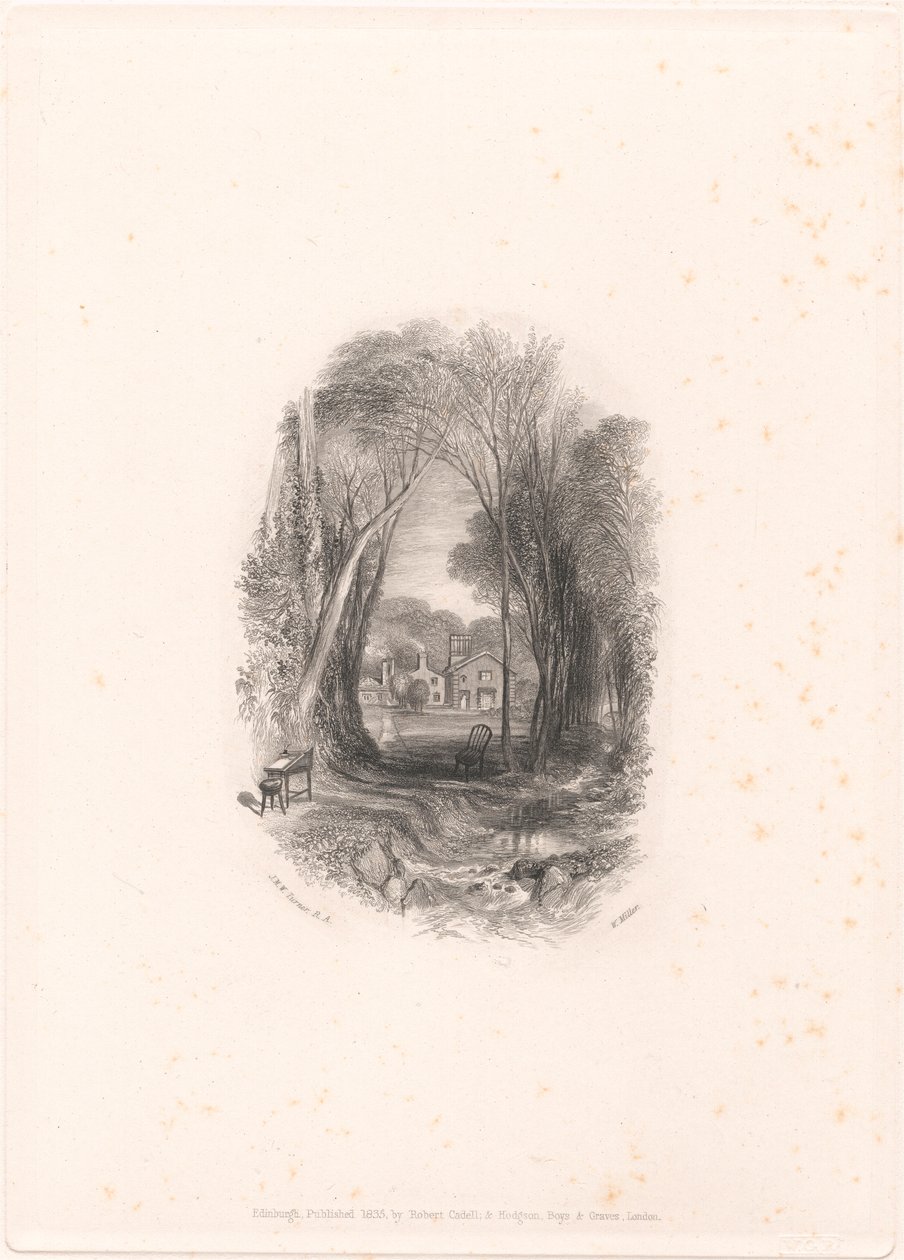 Chiefswood Cottage af William Miller