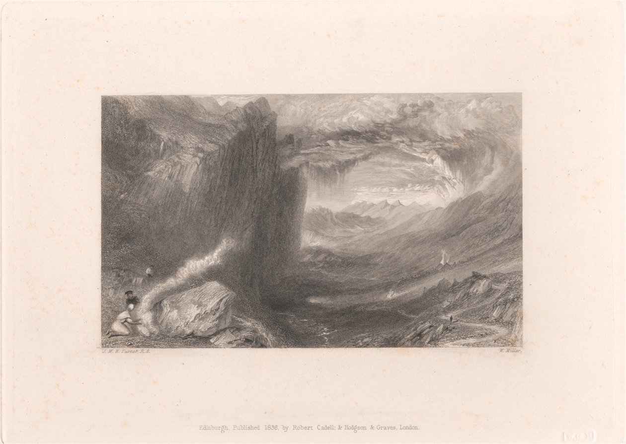 Glen Coe, Skotland af William Miller