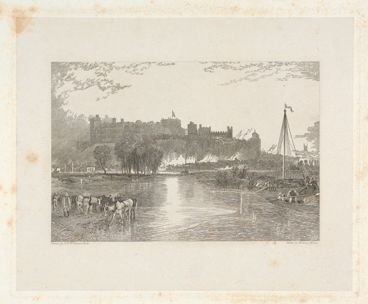 Windsor Castle, Berkshire af William Miller