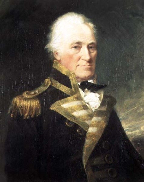 Portræt af viceadmiral John Hunter af William Mineard Bennett