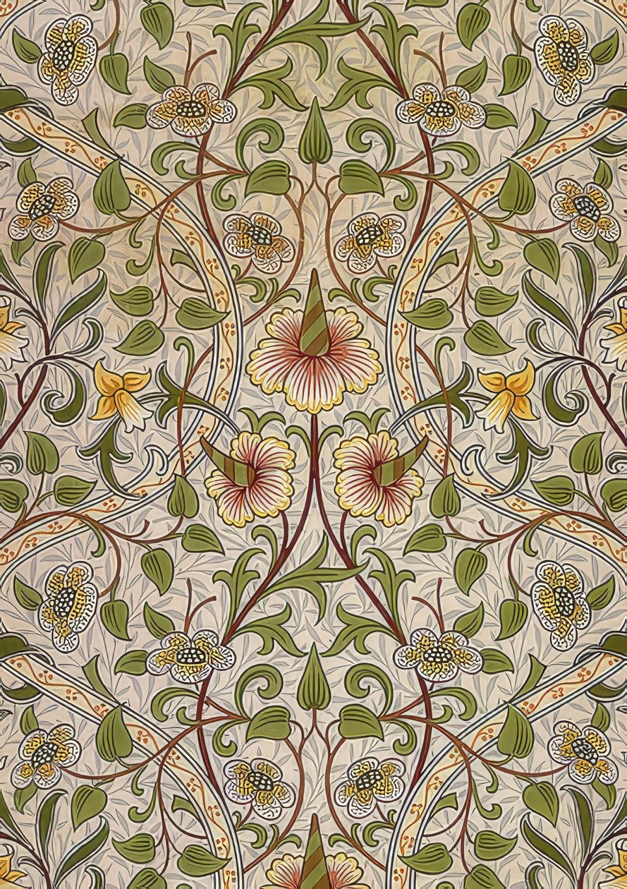 Dekorationsstof. 1876-90 af William Morris