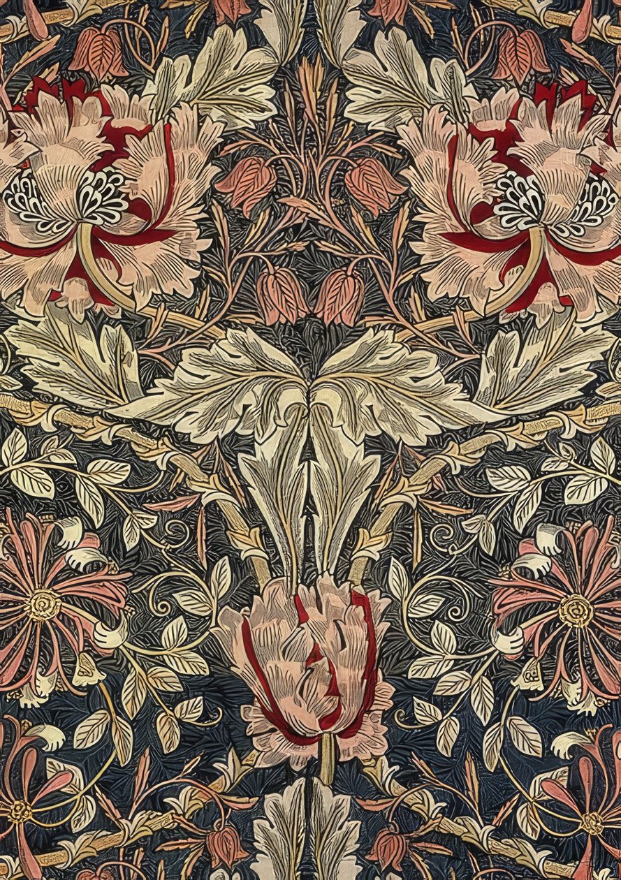 Dekorationsstof. 1876-90 af William Morris