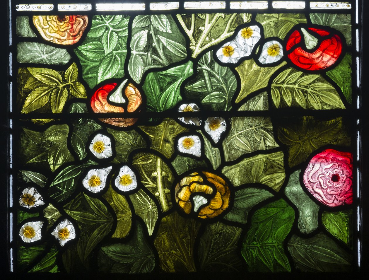 Blomsterdetalje af William Morris