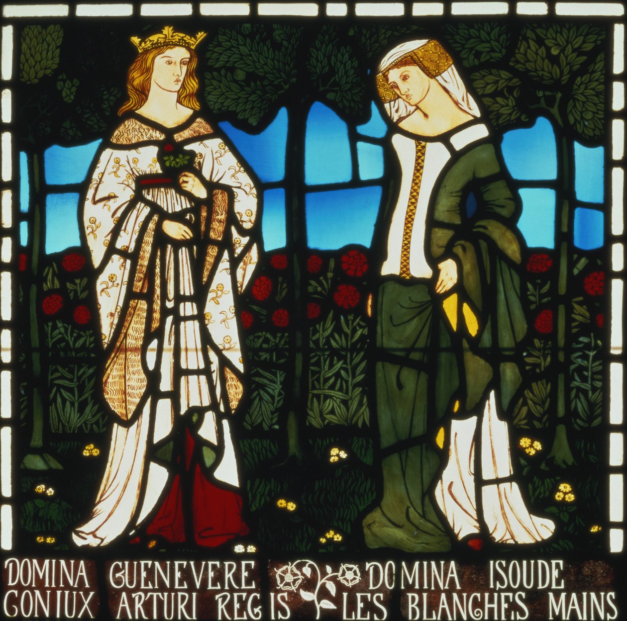 Dronning Guinevere og Isolde af de hvide hænder, fra 