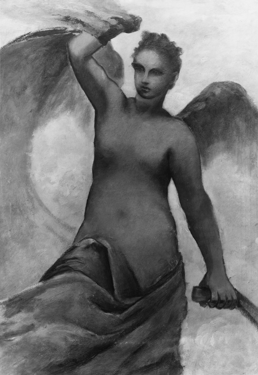 Fortune: A Study for "The Discoverer" af William Morris Hunt