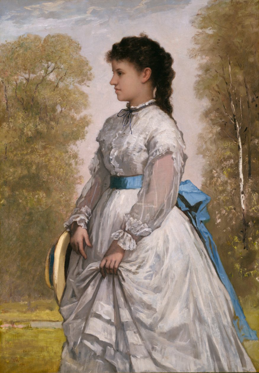 Portræt af Agnes Elizabeth Claflin, 1873. af William Morris Hunt
