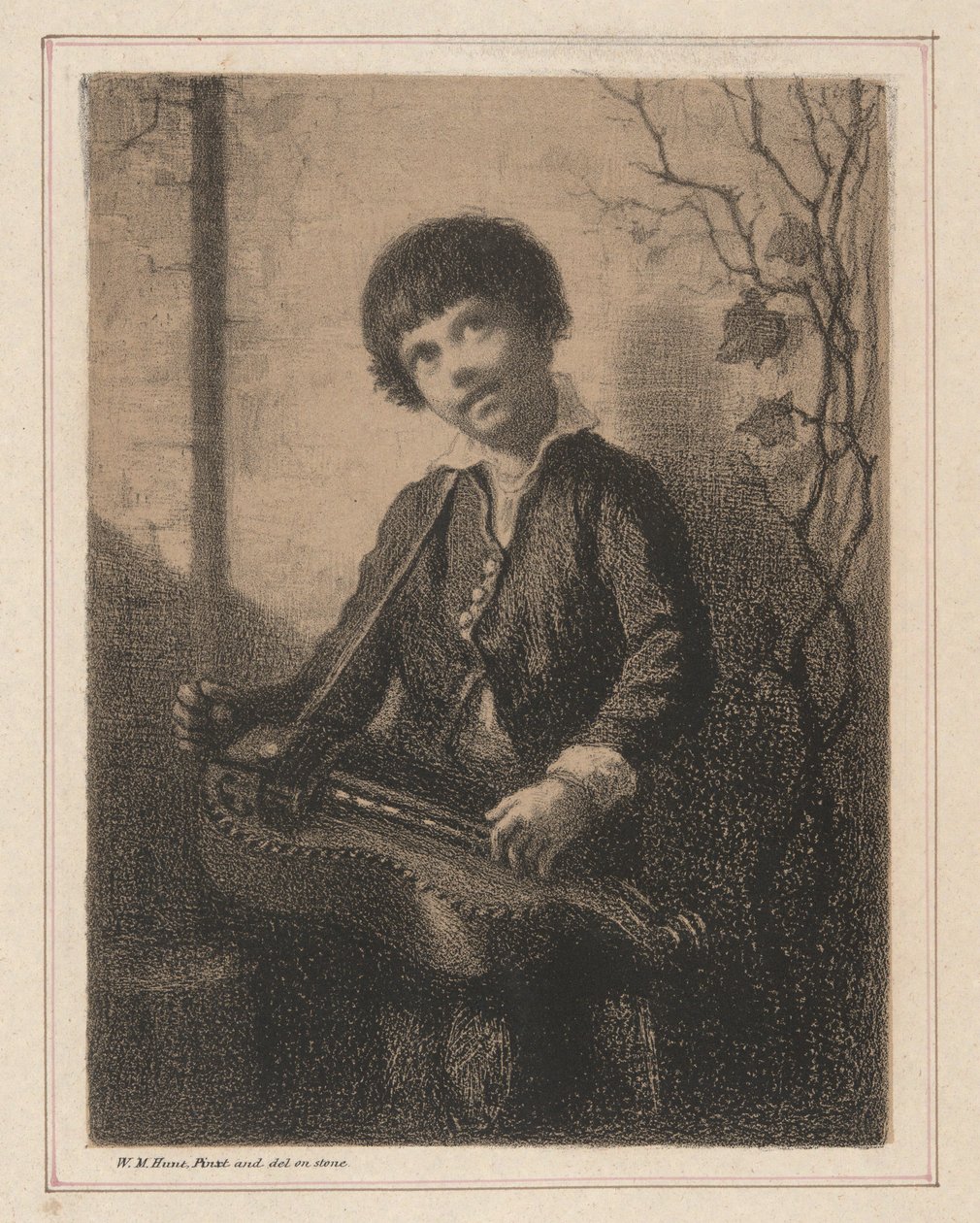 Hurdy Guerdy Boy af William Morris Hunt