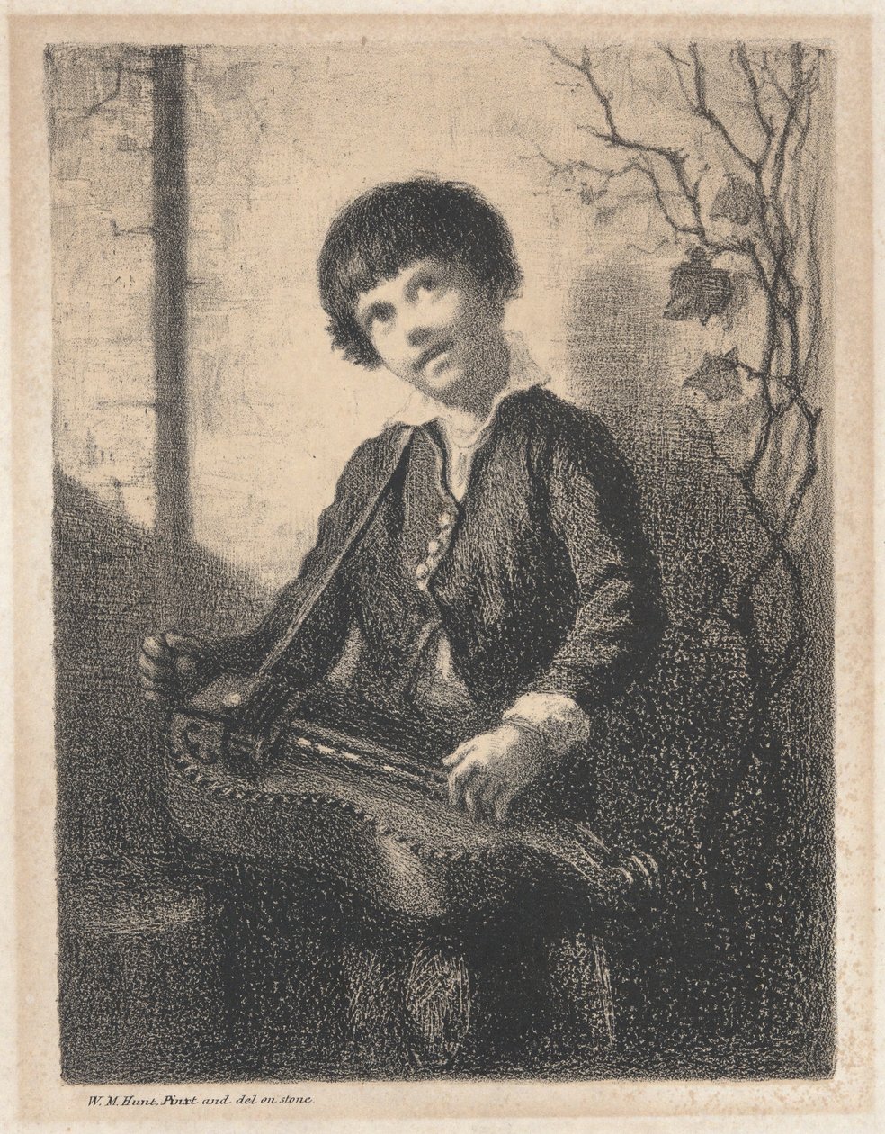 Hurdy Guerdy Boy af William Morris Hunt