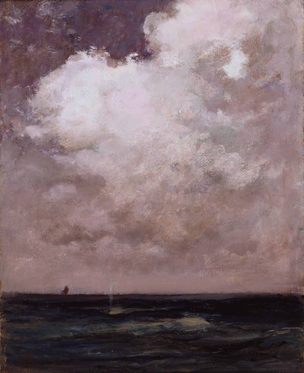 Den spejdende hval af William Morris Hunt