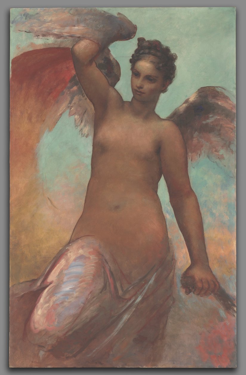 Winged Fortune af William Morris Hunt