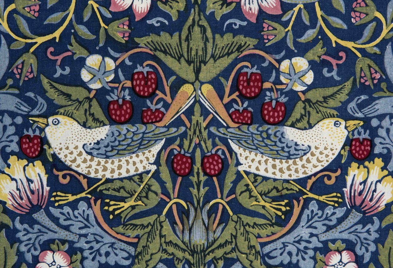Dekorativt stof, 1883. af William Morris Tapestry Works
